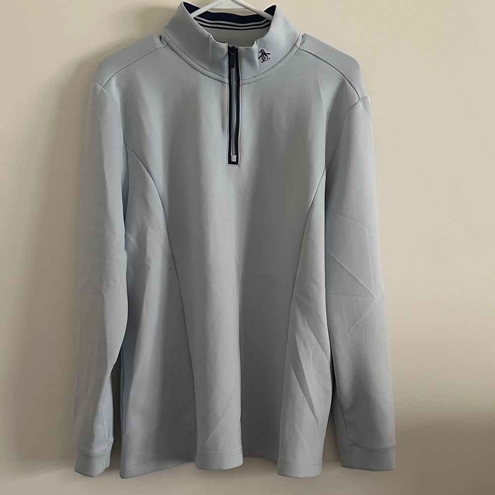 Original Penguin Light Blue Women's 1/4 zip
